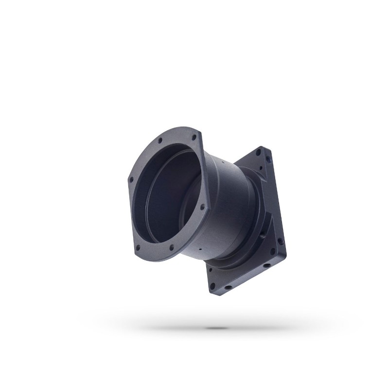 Bauteil_Aluminium_Optische Industrie_Drehfräsen_Eloxieren_Schwarzbeschichtung